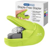 Plus Agrafeuse Sans Agrafes Zéro Effort, Staple-Free Stapler, Jusqu'à 5 Feuilles - Vert Sl-106ab Gr