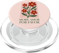 Plus Amor Por Favor Citation d'amour Latin Espagnol PopSockets PopGrip pour MagSafe