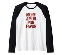 Plus Amor Por Favor Vintage Manche Raglan