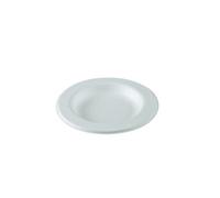 PLUS Assiette ronde blanche en canne à sucre 800 unités Betik