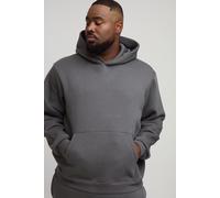 Plus Basic Regular Fit Over the Head Hoodie homme - gris - 3XL, gris
