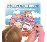 plus belles à peindre - d'animaux à colorier | Véhicules sur le chantier pour des motifs de mariage créatifs et des designs d'amour romantiques, jeu de détente avec de jolies