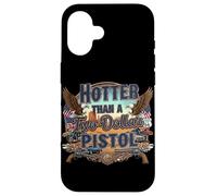 Plus chaud qu'un pistolet à deux dollars - Bold Country Western Coque pour iPhone 16