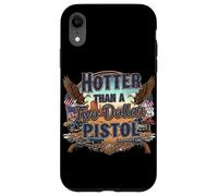 Plus chaud qu'un pistolet à deux dollars - Bold Country Western Coque pour iPhone XR