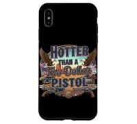 Plus chaud qu'un pistolet à deux dollars - Bold Country Western Coque pour iPhone XS Max