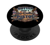 Plus chaud qu'un pistolet à deux dollars - Bold Country Western PopSockets PopGrip Adhésif