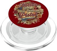 Plus chaud qu'un pistolet à deux dollars - Bold Country Western PopSockets PopGrip pour MagSafe