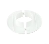 Plus Couvercle blanc résistant en polypropylène pour climatiseur, conduits pour conduit de passage de 40 à 80 mm, plaque de protection ronde contre le gel thermique, câble pour entrée de rosace de