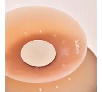 Plus Couvre-mamelons réutilisables, autocollants, respirants, perforés et invisibles en silicone - Avec des cache-mamelons gratuits - Essentiels de voyage prêts à l'emploi Couvre-mamelon Soutien-gorge