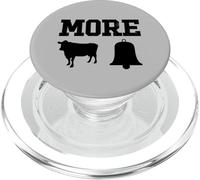 Plus Cow Bell Funny More Cowbell PopSockets PopGrip pour MagSafe