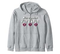 Plus d'amour s'il Vous plaît Plus d'Amor Por Favor Grand Sweat à Capuche