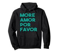 Plus d'amour s'il Vous plaît Plus d'Amor Por Favor Grand Sweat à Capuche