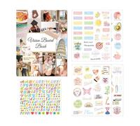 Plus De 1 100 Livres Vision Board, Comprenant Citations Édifiantes, 28x21,5cm, Un Livre D'ímages Clipart Vision Board, Un Kit De Scrapbooking Et Des Magazines De Livres De Collage, Pour Femmes, Hommes
