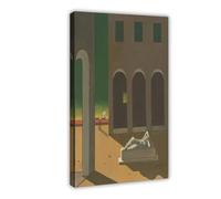 Plus de 20 impressions célèbres de Giorgio De Chirico « Piazza D'Italia » Mystère et Mélancolie d'un art de rue Décoration murale familial Bar Restaurant Garage Ca