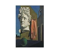 Plus de 20 impressions célèbres de Giorgio De Chirico The Song of Love sur toile et décoration murale moderne pour chambre à coucher familiale, sans cadre, 50,8 x 76,2 cm