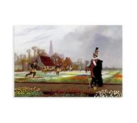 Plus de 20 impressions célèbres de Jean-Léon Gérôme Tulip Folly (1882) Poster sur toile pour chambre à coucher, paysage sportif, décoration de bureau, chambre, cadeau sans cadre, 40,6 x 61 cm