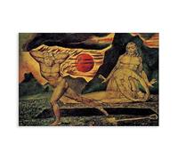 Plus de 30 impressions célèbres de William Blake The Body Of Abel Found By Adam And Eve Art Décoration murale Poster familial Bar Restaurant Garage Café Panneau d'art Cadeau U