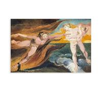 Plus de 30 impressions célèbres de William Blake The Good And Evil Angels Struggling For Possession Of A Child Poster Toile Décor Sport Paysage Bureau R