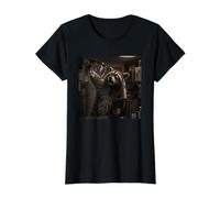 Plus de café Raton Laveur Machine à café Amoureux T-Shirt Graphique avec Valeur