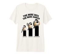 Plus de Dees Plus Danger Chickadee Birder T-Shirt Haut de Gamme