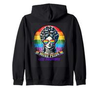 Plus de fierté, moins de préjugés, des œuvres d'art arc-en-ciel Sweat à Capuche