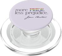 Plus DE FIERTÉ Moins DE PRÉJUGÉS Jane Austen LGBT Fun Gay Lit Meme PopSockets PopGrip pour MagSafe