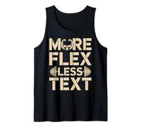 Plus de motivation d'entraînement de texte moins flexible Débardeur