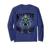 Plus de Mr Nice Guy Alien Lightning Graphic Design Manche Longue