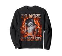 Plus de Mr Nice Guy Fire and Lightning Cowboy Wolf Sweatshirt