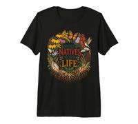 Plus De Plantes Indigènes Plus De Vie Jardin T-Shirt Haut de Gamme