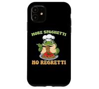 Plus de Spaghetti No Regretti Funny Frog Pasta Coque pour iPhone 11