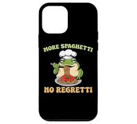 Plus de Spaghetti No Regretti Funny Frog Pasta Coque pour iPhone 12 Mini