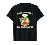 Plus de Spaghetti No Regretti Funny Frog Pasta T-Shirt