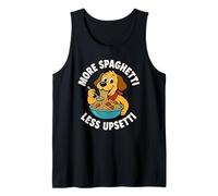 Plus de Spaghettis Less Upsetti Dog Funny Kids Spaghetti Débardeur