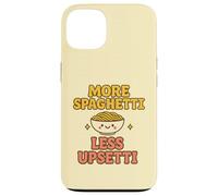 Plus de Spaghettis, Moins bouleversée, Kawaii, drôle, Amateur de pâtes, Mignon Coque pour iPhone 13