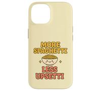 Plus de Spaghettis, Moins bouleversée, Kawaii, drôle, Amateur de pâtes, Mignon Coque pour iPhone 14