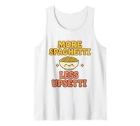 Plus de Spaghettis, Moins bouleversée, Kawaii, drôle, Amateur de pâtes, Mignon Débardeur