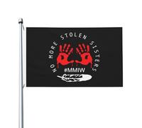 Plus De Sœurs Volées, Disparues, Assassinées, Autochtones Drapeau Décoratif Drapeau De Jardin Résistant Aux Intempéries Drapeaux Pour Intérieur Fête Cour 3X5Ft