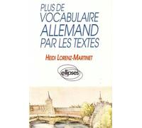 Plus de vocabulaire allemand par les textes