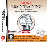 Nintendo Jeu vidéo More Brain Training – DS/DSi/2DS/3DS/NDS – PAL – Anglais/Italien – Neuf scellé