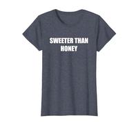 Plus Doux Que Le Miel T-Shirt, Femme, Bleu Chiné, XXL