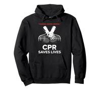 Plus dur, plus rapide, une RCR plus profonde sauve des vies Chauffeur d'ambulance Sweat à Capuche