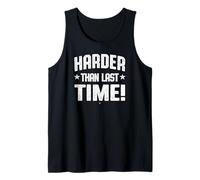 Plus dur que la dernière fois! Haltérophilie Dad Gym Vintage Débardeur