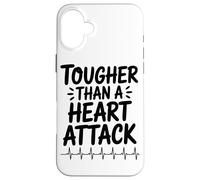 Plus Dur qu'une Crise Cardiaque, Résilience, Grain Coque pour iPhone 16 Plus