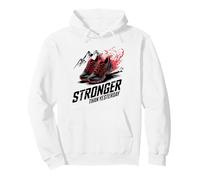 Plus Fort Qu’Hier Thème Motivation Running Fitness Sweat à Capuche