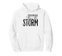 Plus Fort Que la Motivation de résilience à la tempête Sweat à Capuche