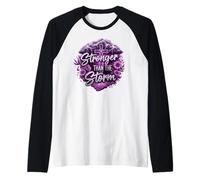 Plus Fort Que la tempête - Motif Croix Manche Raglan