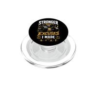 Plus Fort Que Les Excuses Fitness PopSockets PopGrip pour MagSafe