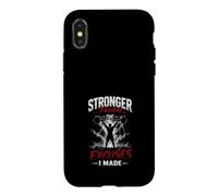 Plus Fort Que Mes Excuses Motivation Sport Coque pour iPhone X/XS