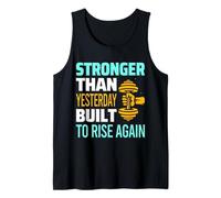 Plus fort qu'hier - Style de motivation fitness et gym Débardeur